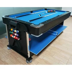 7ft Snooker & Billard heiß verkauften Billard Billardtisch Air Hockey Tischtennis Funktionen 4 in 1 Multi-Game-Tisch