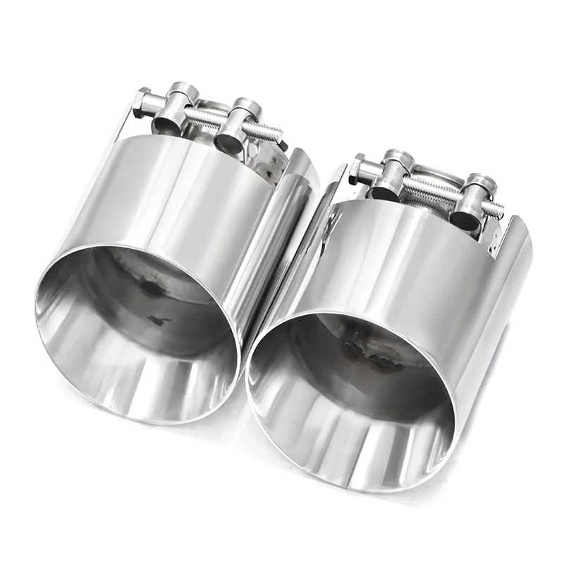 2pcs/lot Exhaust Tip For BMW 3 Series G20 G21 Exhaust Pipe Tailpipe 320d 330i 330e 320i Muffler Tip Nozzle Directly Plug Exhaust view 4