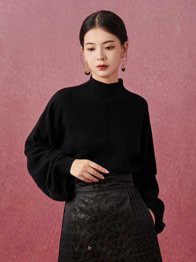 

New Chinese Sle Women's Knitted Sweater Camere Casual Loose Fit Spring Season Versatile Original Design Anytime Faion