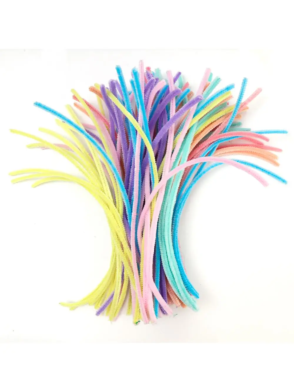 100/10 pièces coloré en peluche Twister bâton jouets bricolage à la main fleur Bouquet matériel Pack cryptage peluche Twister bâton Puzzle jouets