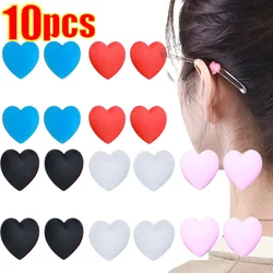 Mini cuore copertura antiscivolo nuovo Silicone carino colorato amore sport occhiali tempio punta manicotto fermo accessori per occhiali di moda