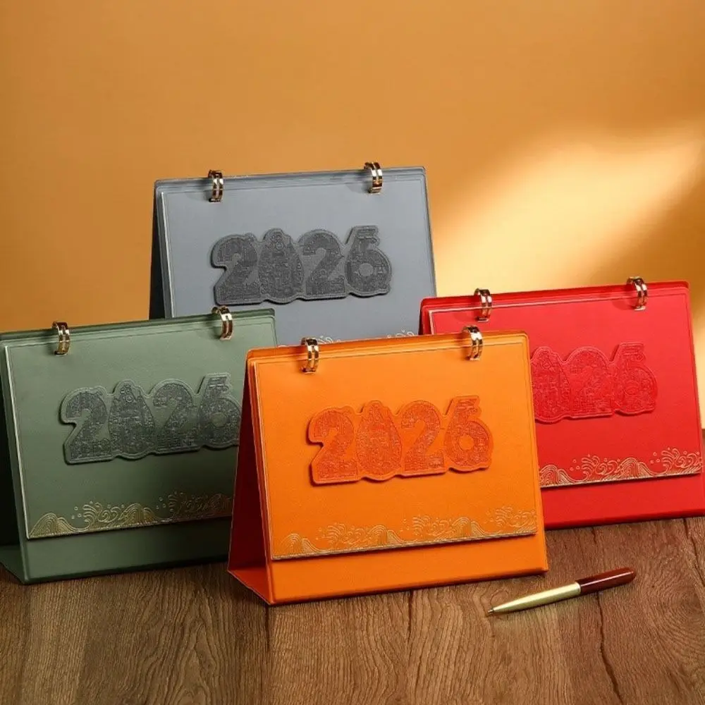 

Креативная плотная бумага на 2026 год, настольный календарь, ежедневный график, список дел, настольный планировщик, книга для заметок, ежемесячный ежедневник, офис