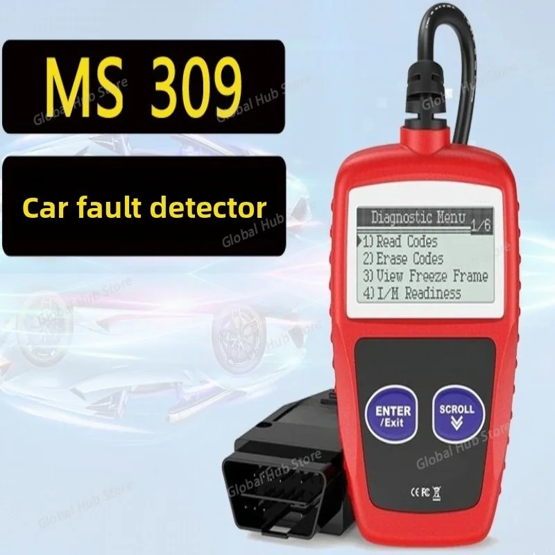

MS309 Многофункциональный автомобильный диагностический прибор считыватель кодов Maxican Sanner