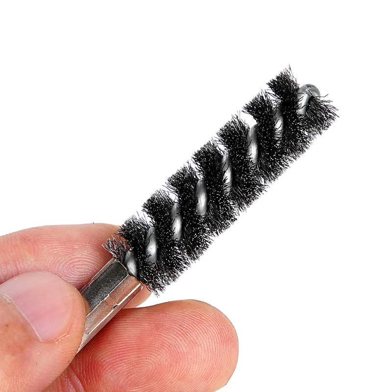 Golf Clubs Head Hosel Brush Electric Drill Wire Brush Hexagonal Rod Golf Iron Head Rust Remover Brush Golf Club Cleaning Polish