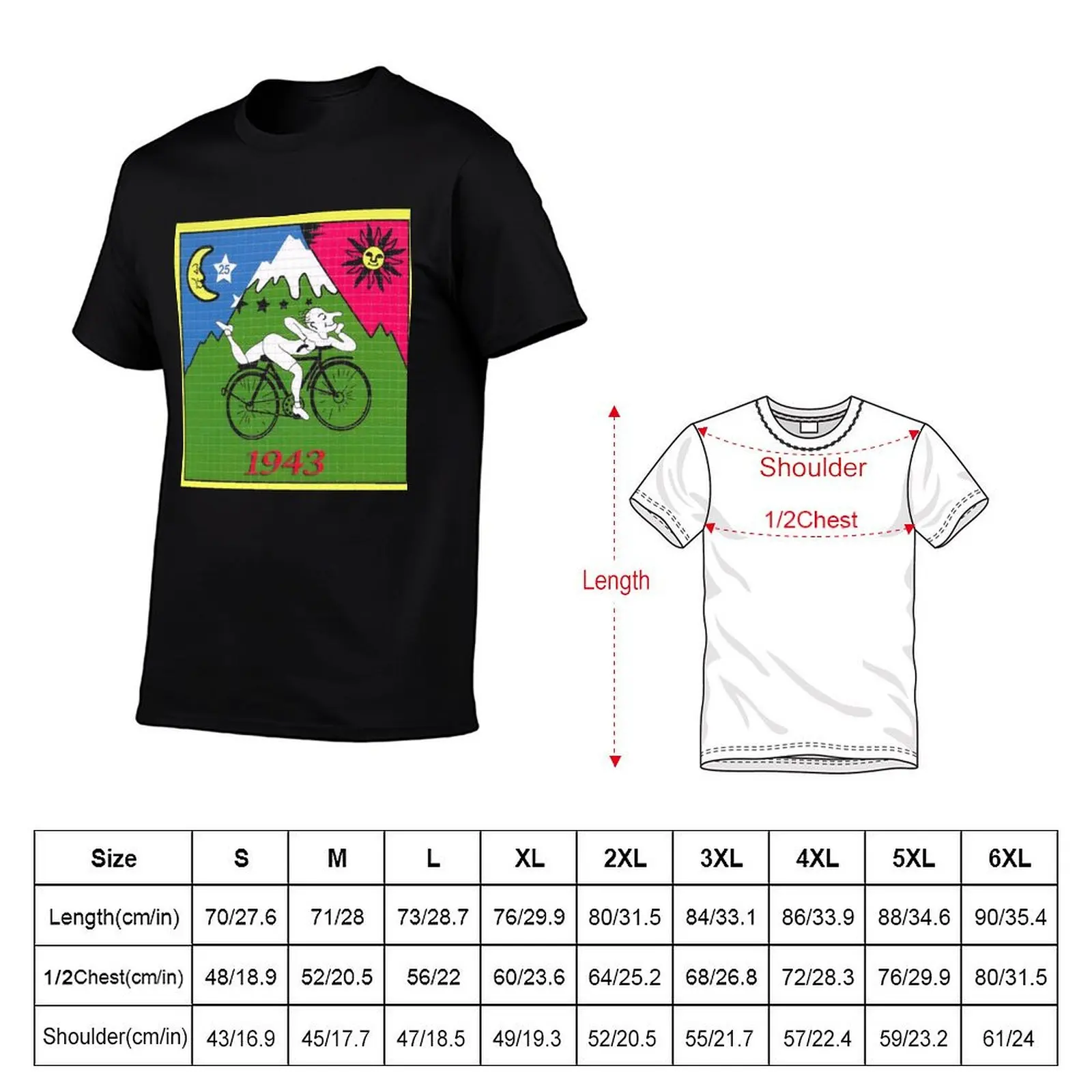 Lsd albert hofmann bicycle day T-Shirt kawaii clothes Short sleeve tee customs design your own big and tall t shirts for men