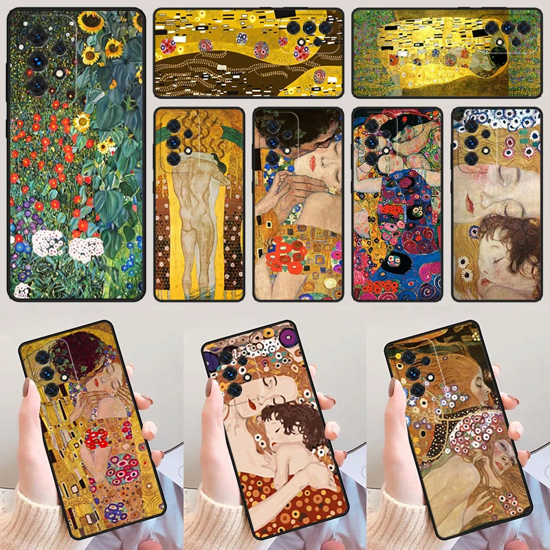 

Чехол для телефона Klimt Kiss для Samsung A52 A72 A73 A20e A21S A50 A70 A11 A12 A42 A31 A40 A51 A71 A32 A80 A91