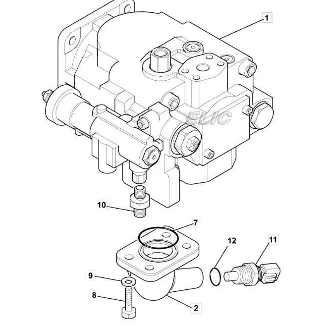 Excavator Parts Axial Piston Pump High Pressure JZ70 333/R6486 Pump Hydraulics for JCB Replacement