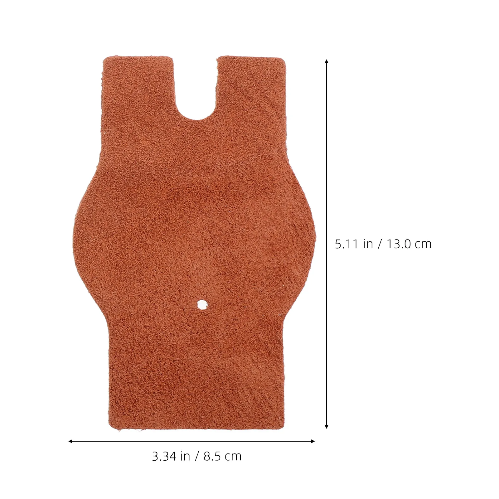 2Pcs Brown Black Erhu Anti-Slip Support Pad Double Sided Adhesive Instrument Protective Cushion for All Erhu Models