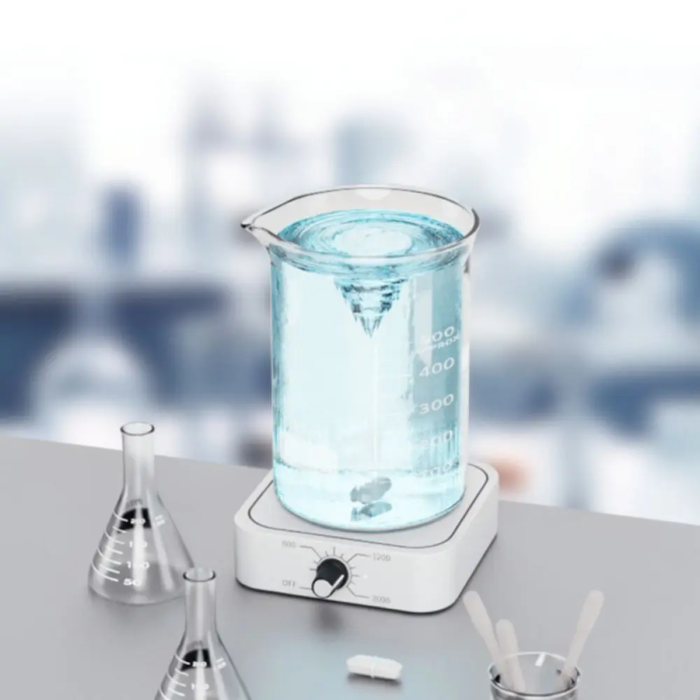 Compact Magnetic Stirrer Lab Liquid Mixing Machine Electric Stirrer Tool Portable Device For Science Research