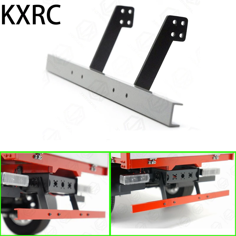 

KXRC Metal Tail Beam Bumper Bracket-JXmodel for 1/14 Tamiya RC Truck Trailer Tipper MAN F2000 DIY Car Part