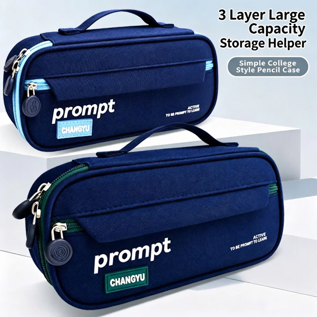 Großes 3-lagiges Federmäppchen – Pencil Case Large Bewertung und Preis