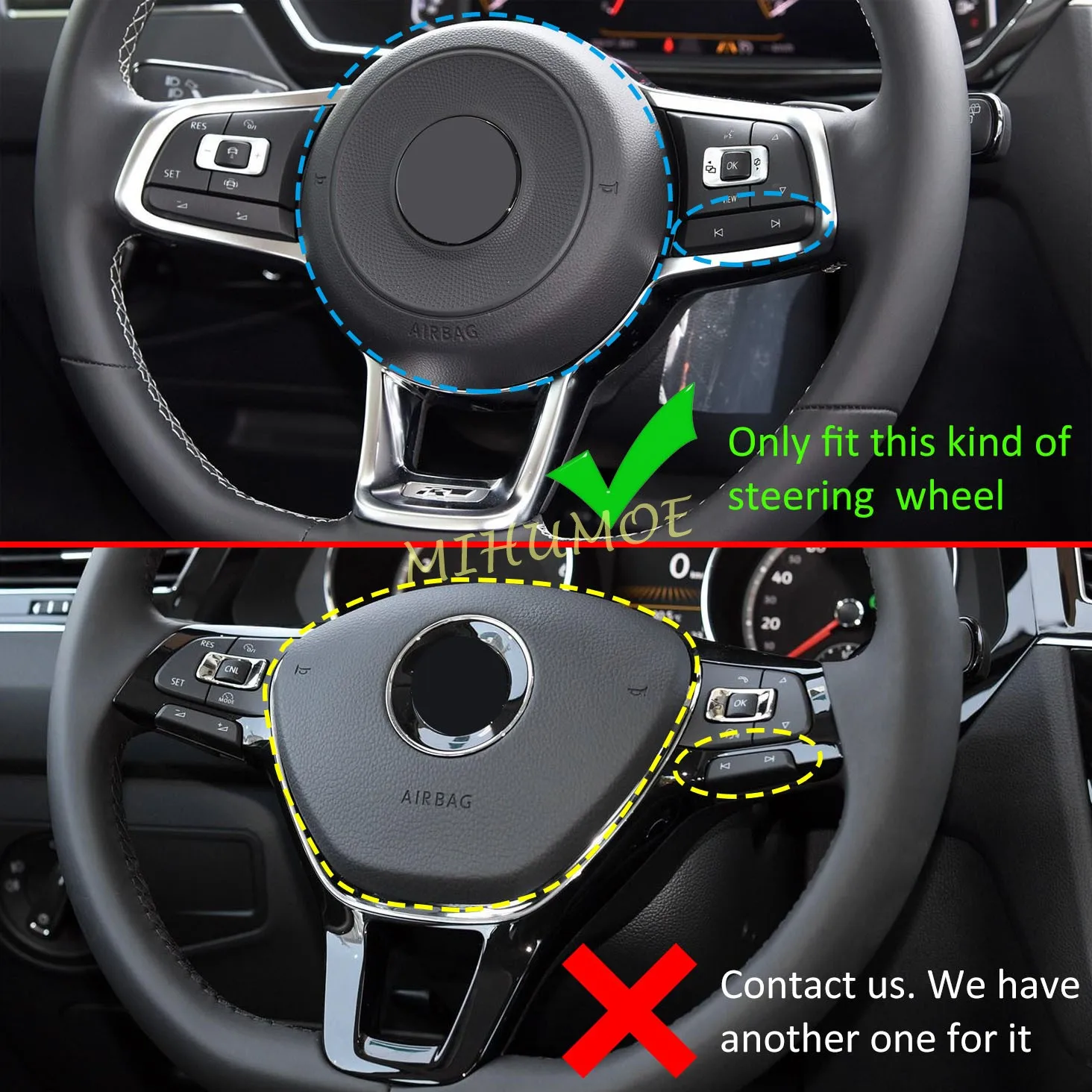 Aluminum Steering Wheel Paddle Shifter Extension Trim For VW Volkswagen Golf 7 GTI R Polo Jetta Scirocco Accessories Red