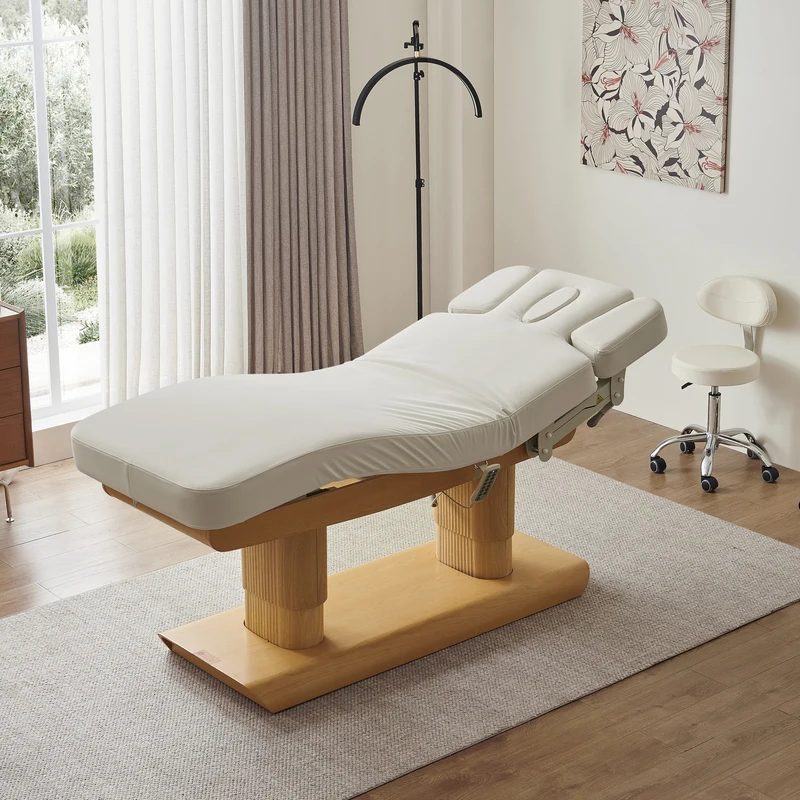 

Modern Design Electric Spa Beauty Bed with 4 Motors New Arrival Massage Table for Salon Living Room Hotel & Outdoor Use