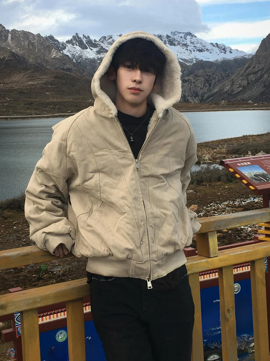 

Warm Cotton Jaet Men Women Sle Winter Coat Fce Feeling Disassembly Design ort Jaet Cleanfit Stand Fit Long Sve