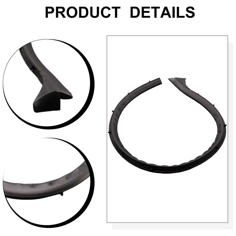 For Golf For MK7 Front Door Seal Gasket 5G4837651B Rubber Weatherstrip for Enhanced Door Closure and Weather Barrier