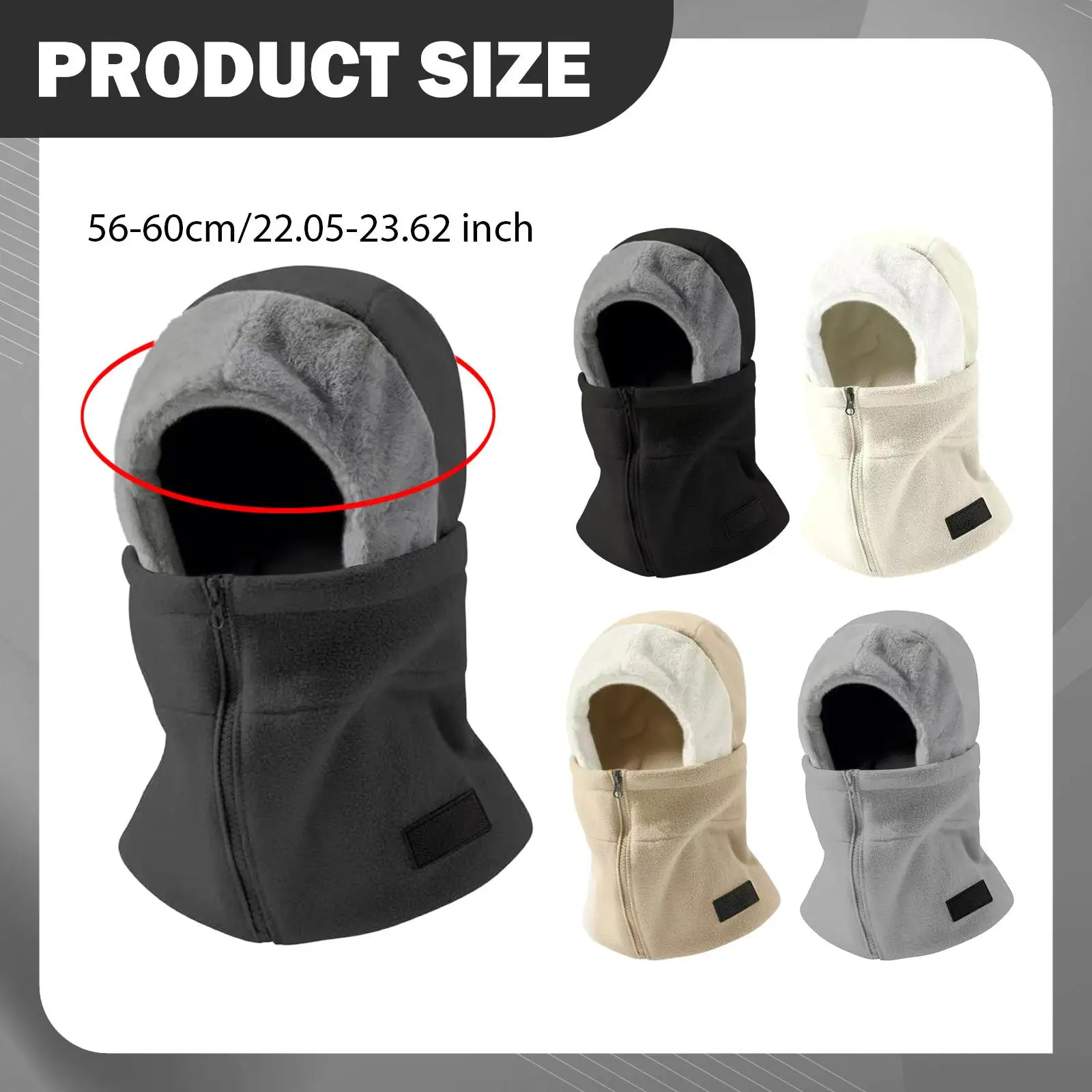 Masque de Ski cagoule garder au chaud doux cache-cou couverture faciale masque thermique pour patinage ski équitation randonnée escalade