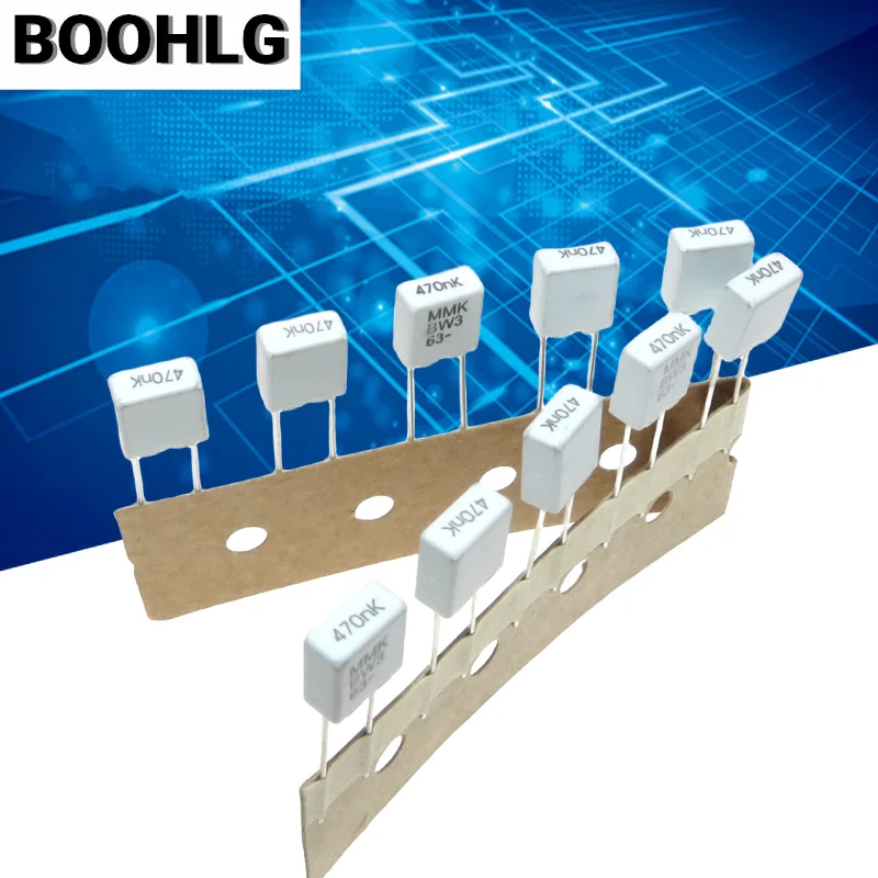 10 個 EVOX-RIFA スウェーデン Lifa 63V 470NF 63V 0.47UF 63V 474 MMK フィルムコンデンサ 5MM フットピッチ