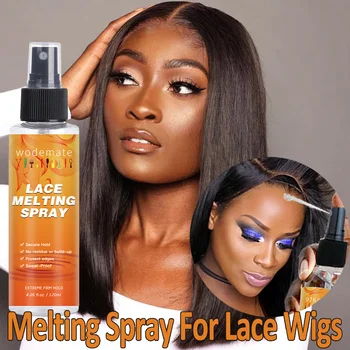 120ml Lace Melting Spray Quick Drying Melting Spray for Lace Wigs Long Lasting Invisible Wigs Accessories Hair Styling Appliance