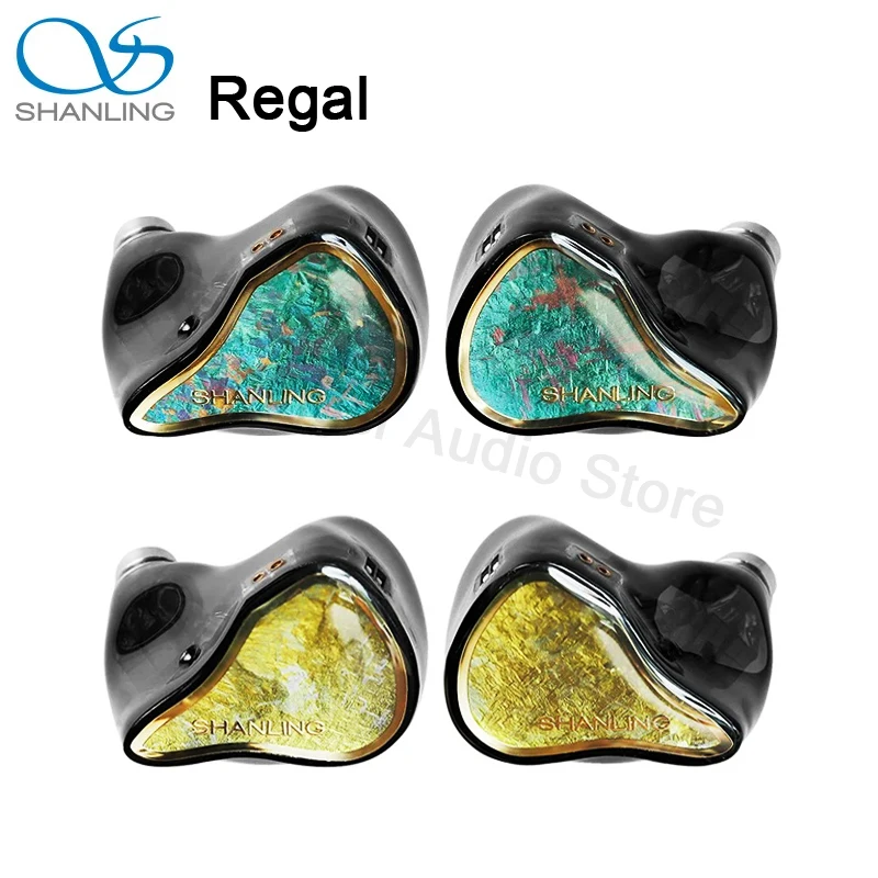 

SHANLING Regal In-Ear Headphones Eight-Driver Hybrid In-Ear Earphone High-End HIFI Hi-Res Audio Wired Music Headset Wired Earbud