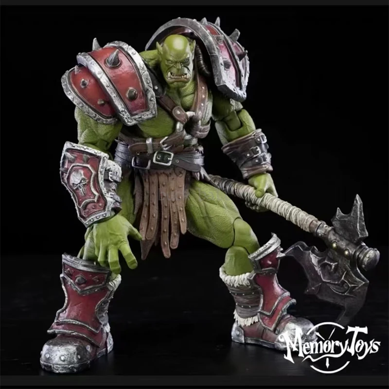 Warcraf 2: Tides Of Darkness Anime Figure Kargath Bladefist Figures Shattered Hand Clan Orc Figurine Model Statue Doll Toy Gift