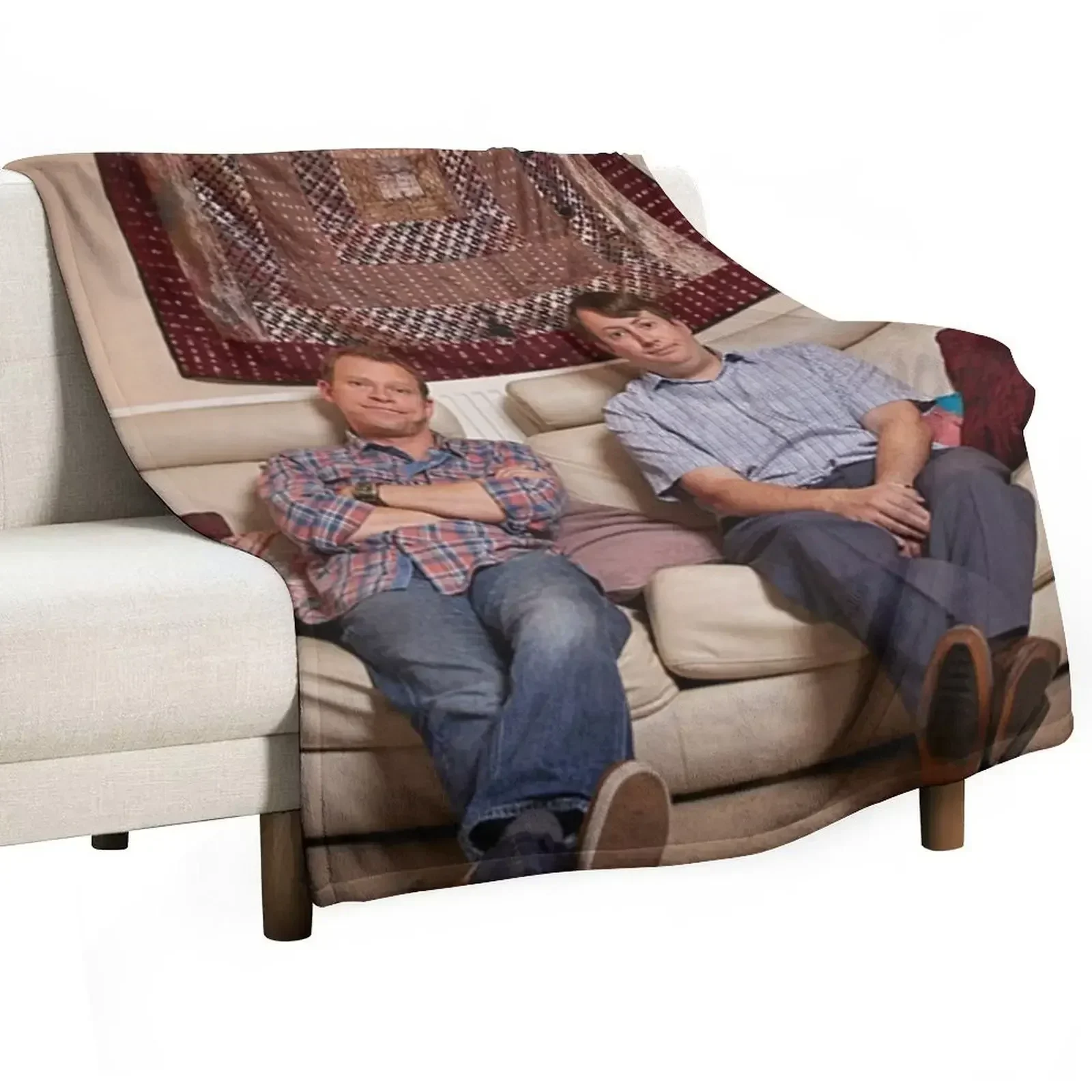 The El Dude Brothers - Peep Show UK Throw Blanket Thermal Moving Summer Shaggy Large Blankets