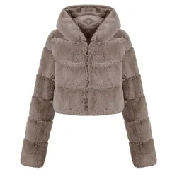 Fur Like Coat New Style European and American Fashion Fur Like Manufacturers Wholesale Haining Fur Like