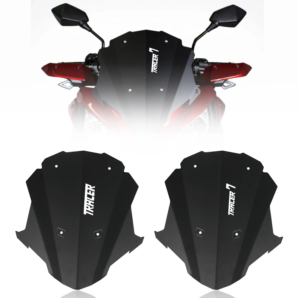 

Motorcycle For YAMAHA TRACER 7 700 GT G T 2020- 2022 2023 2024 TRACER700 Accessories Double Bubble Windshield WindScreen Screen