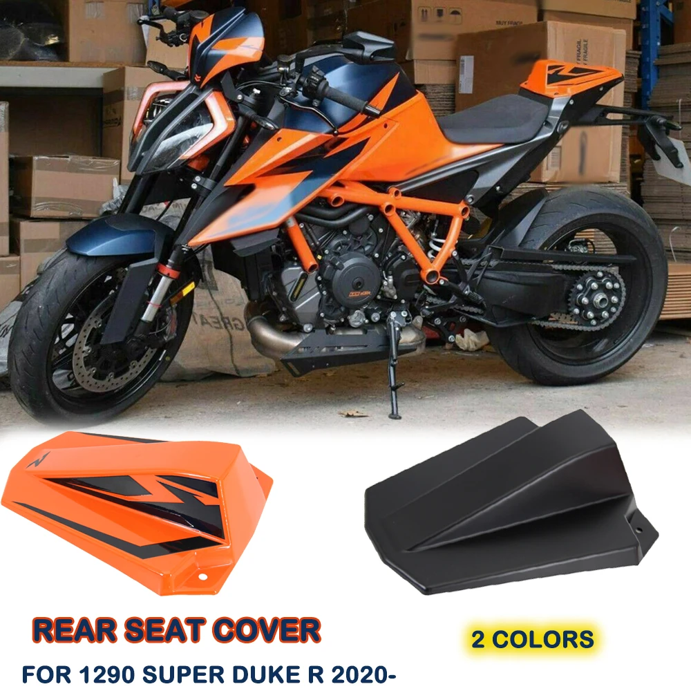 Cubierta de asiento trasero de motocicleta, carenado para 1290 Super Duke R 2020 2021, Accesorios naranja y negro