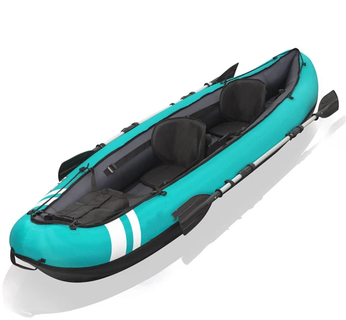 

New 2024 Factory Supply Fishing Inflatable Kayak 2 Person Inflatable Boat Canoes