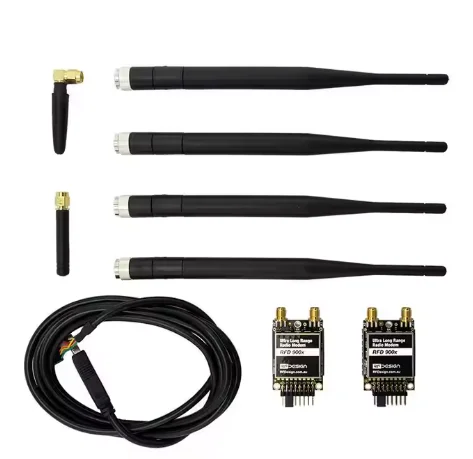 

Высокочастотный радиомодуль Rfd900x для высокоскоростной передачи данных на большие расстояния 40 км, металлическая строительная мощность двигателя