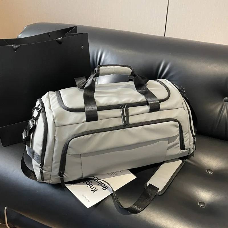 Large-capacity wet and dry separation, travel bags, luggage backpacks, fitness view 5