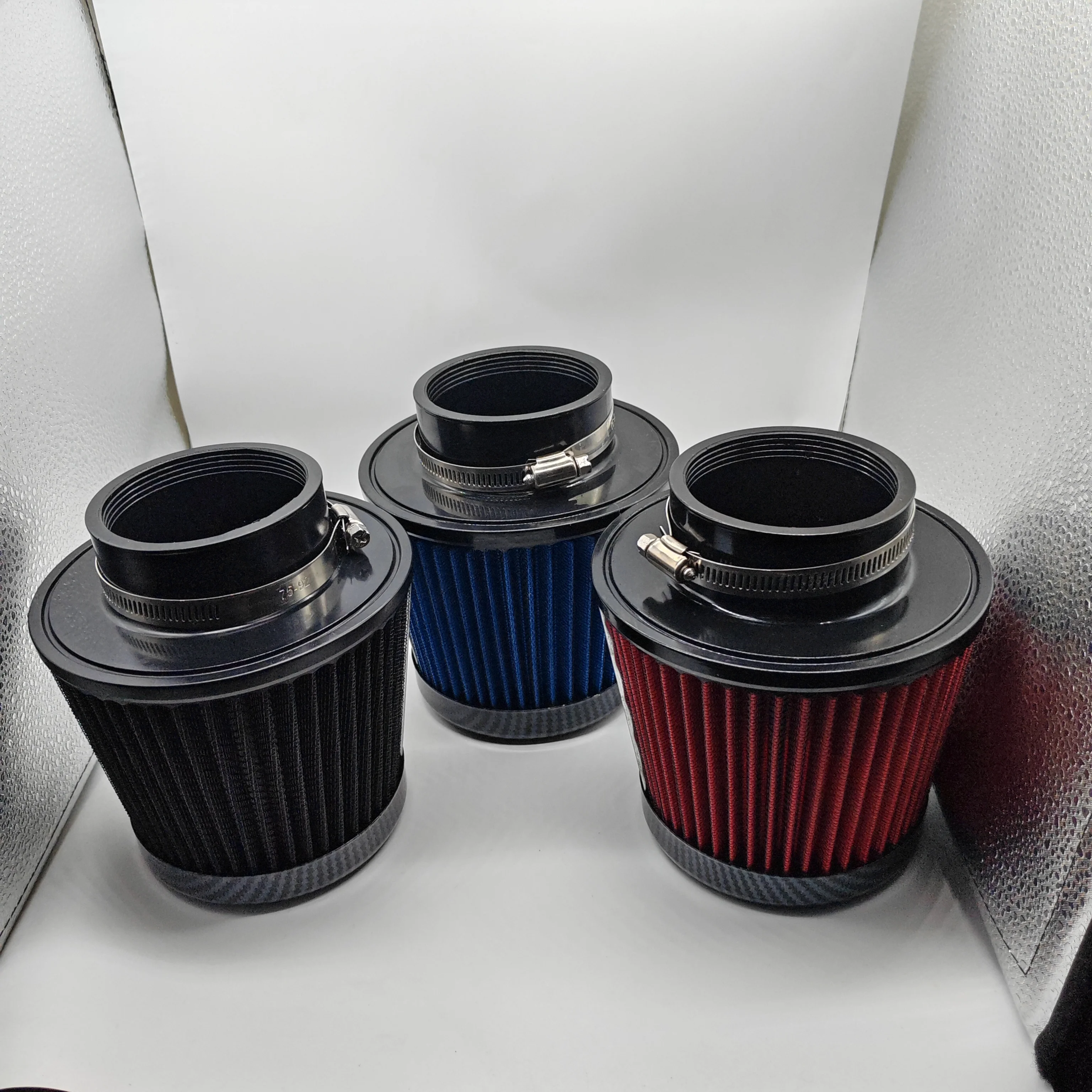 KN Intake Air Filter 3 Inch 76mm Car motorcycle Universal High Flow Air Filter Mushroom Head for KN Big Horsepower Performance