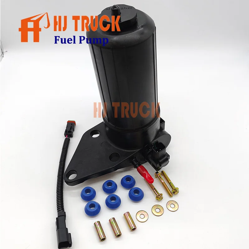 12V Fuel Filter Assembly Fuel Pump  446-1895 4461895 4677011 446-1 For Perkins E320D2 Excavator Forklift Diesel Engine Lift Pump