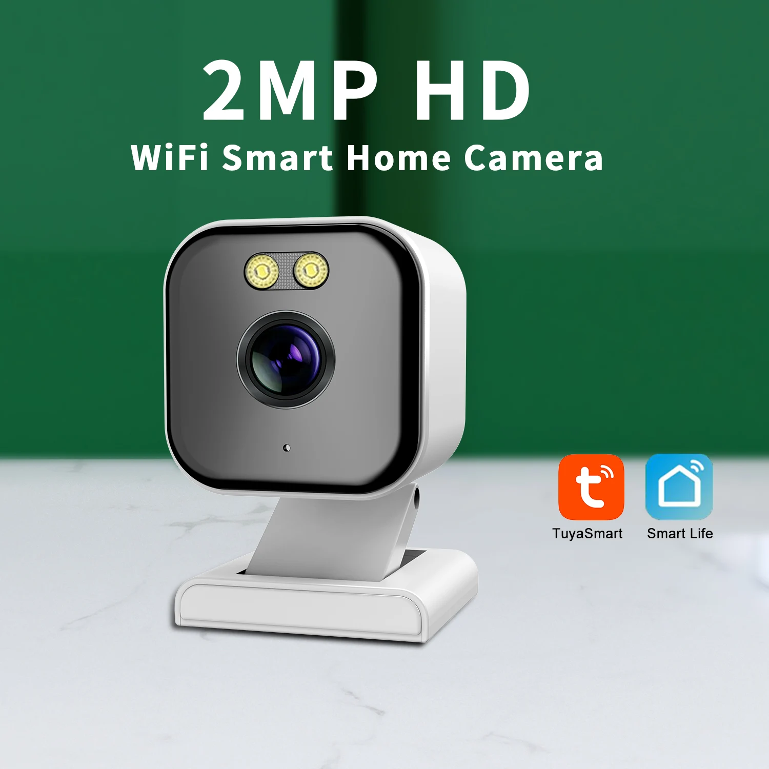 

Tuya Mini Camera for Home Villa Warehouse, Wifi Indoor Security Camera, Color Night Vision Security Protection Baby Monitor