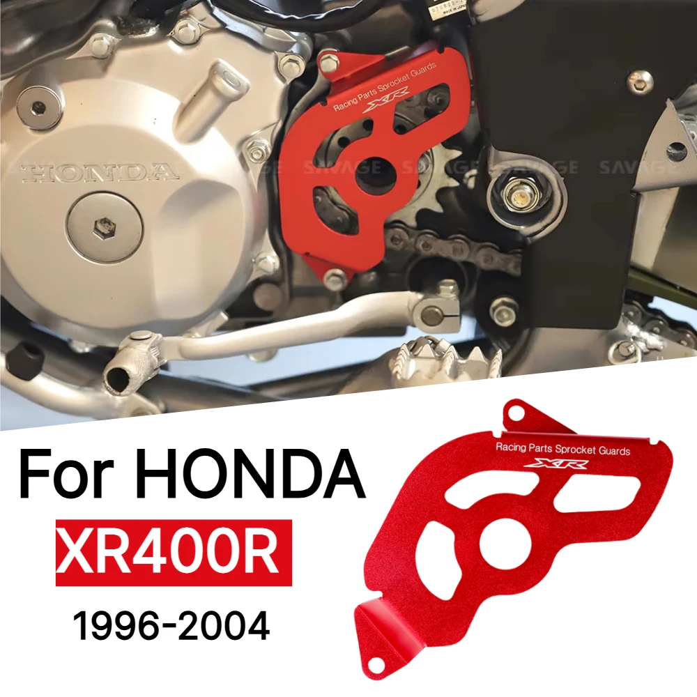 For HONDA XR400R XR 400R XR 400 R 1996-2004 Motorcycle Front Drive Sprocket Guard Cover Clean Chain Protector Racing Accessories