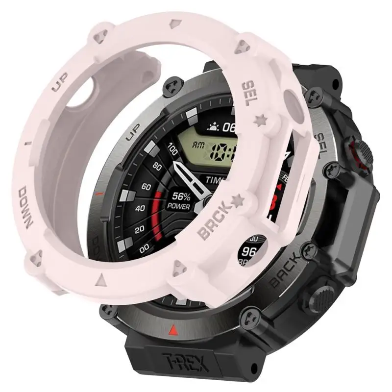 Dust And Fall Prevention Protective Case Frame Shockproof Watch Case Full Coverage Case Pc Case Amazfit T-rex Ultra Trend Tpu