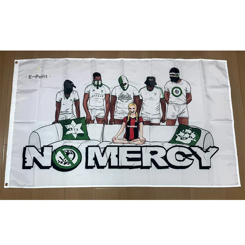 Drapeau de supporter Maccabi MHFC Anti Hapoel FCK Hapoel No Mercy, 90x150cm (3ft*5ft)