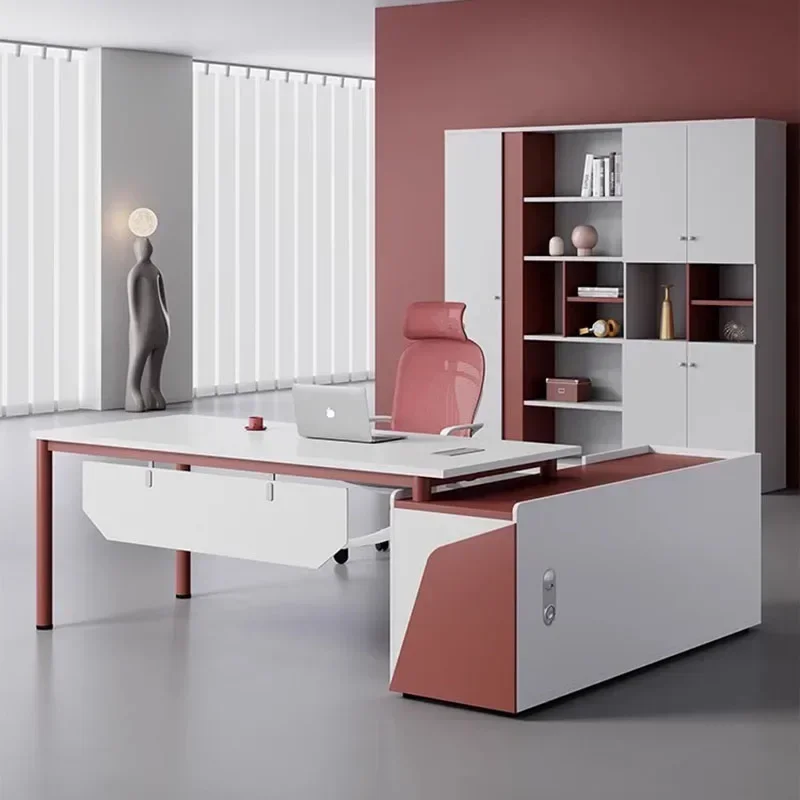 Postmodern Desk Qimink Table Computer Desks Office Work Height Adjustment Home Bedside Small Aesthetic Tavolino Home Furniture