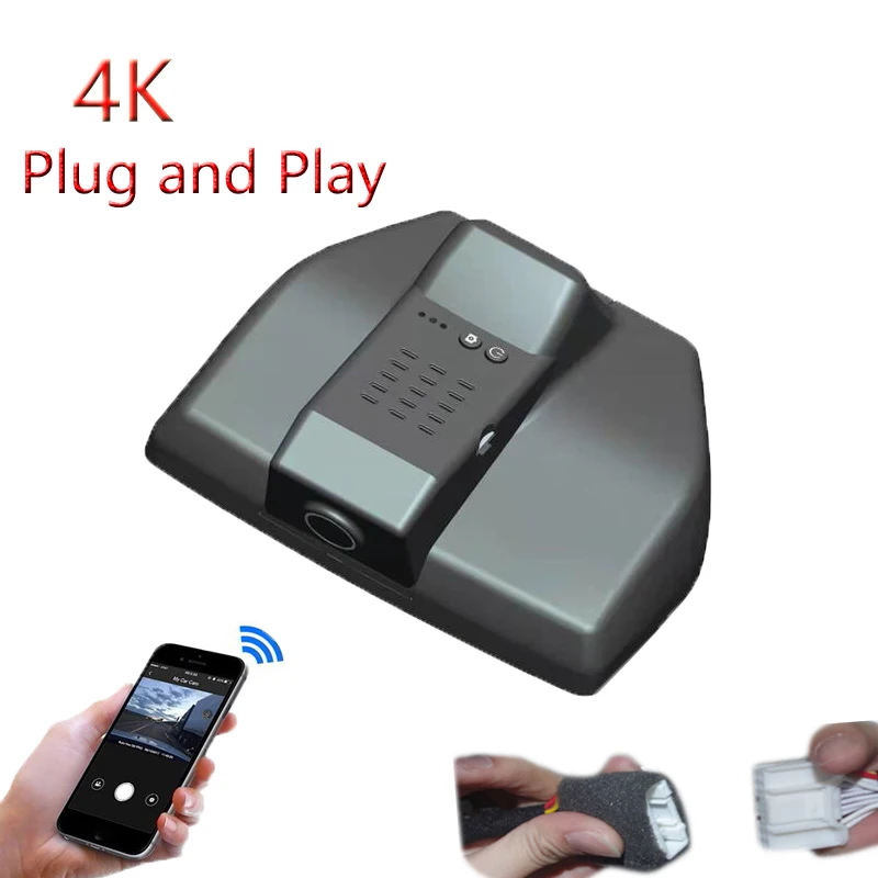 

4K Plug And Play For Volkswagen ID3 ID.3 2021 2022 Car Wifi DVR Video Recorder Dash Cam Car Parking Camera Black Box