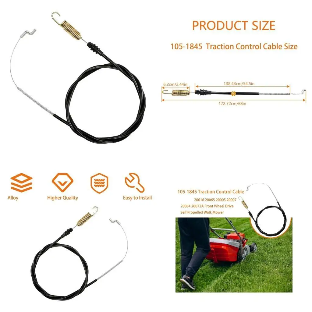 

R9UF Replacements Drive Cable Suitable With 22Inch Recyclers Mower 2007 2009 Versions