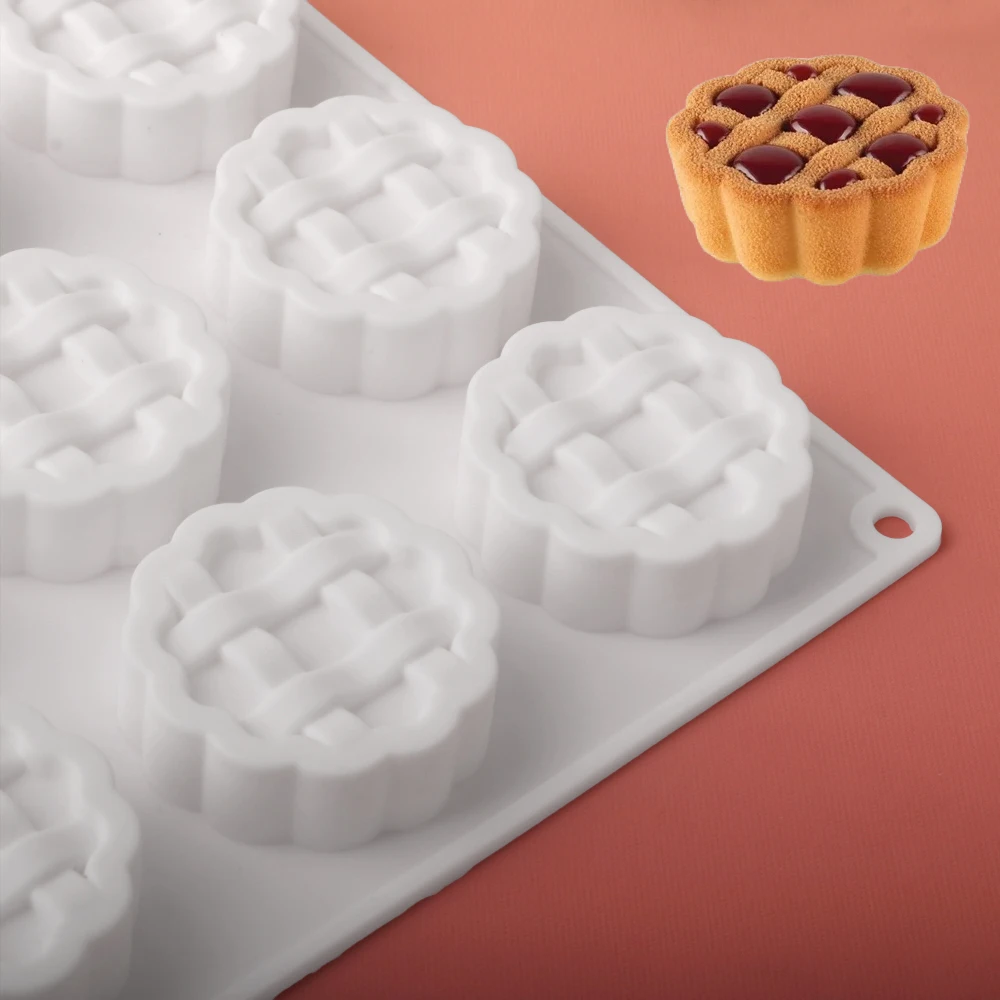 15-خلية دائرية تورتة قالب الكعكة الغذاء الصف سيليكون قالب الكعكة قالب الشوكولاته قالب البسكويت أدوات المطبخ الحلوى الخبز
