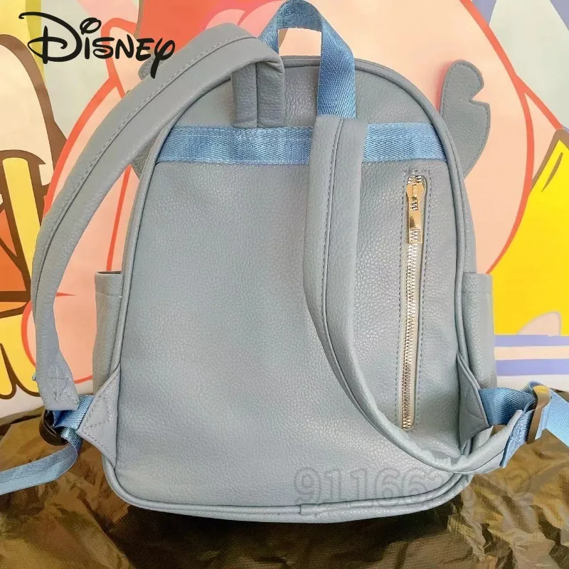 Disney Stitch New Children\'s School Bag Luxury Brand Fashion Children\'s Backpack Cartoon 3D Student School Bag Large Capacity