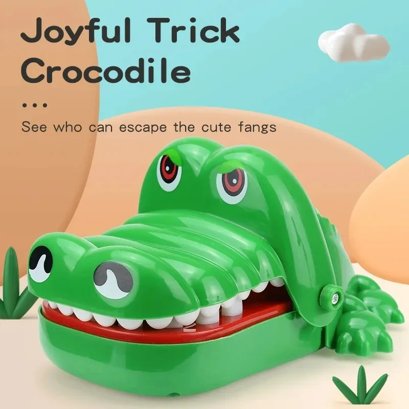 Bite Finger Crocodile Pinch Toy Classic Family Games Party Mischief Children's Lucky Games Stress Relief Toy