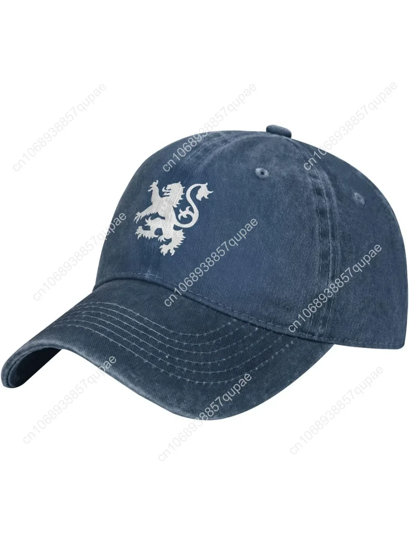 

Lion Rampant Scotland Denim Trucker Hat Baseball Cap for Men Or Women Cowboy Dad Black