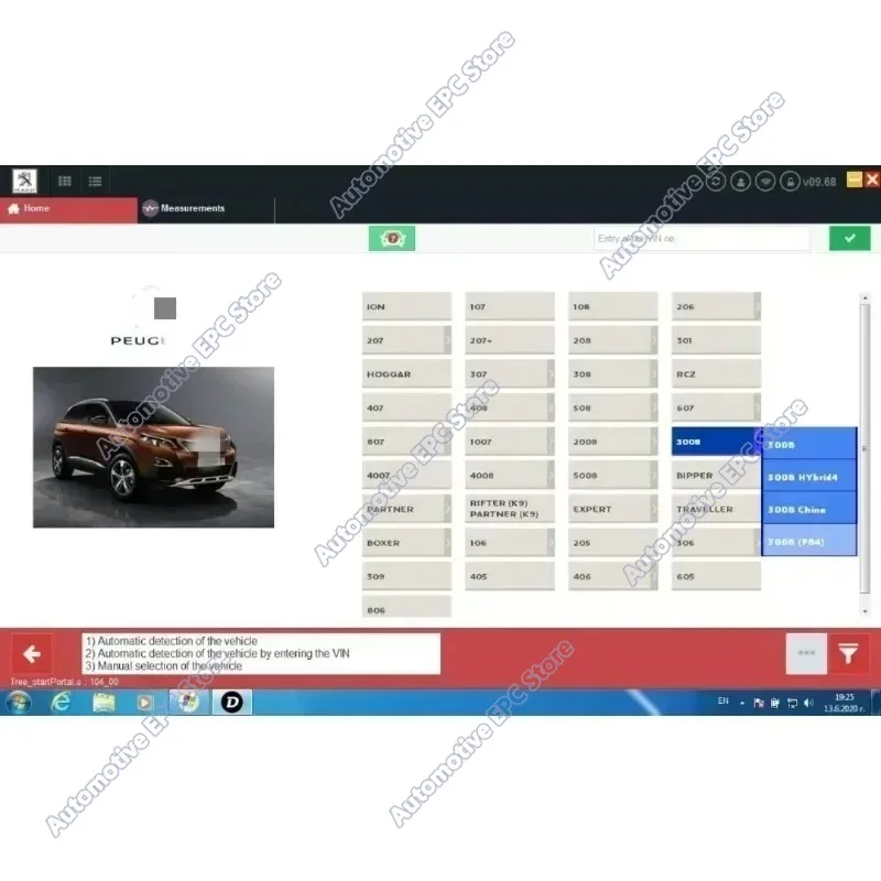 2IN1 Diagbox V9.91 for Lexia3 PP2000 Diagbox 9.91  for Lexia 3 for Citroen&Peugeot Car Scanner Tool+Vivid Workshop DATA 2018.01v