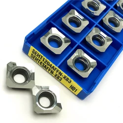 SEHT1204 AFFN X83 H01 inserto di fresatura indicizzabile utensile per tornitura utensile da taglio in rame in alluminio inserto per tornitura Cnc di alta qualità