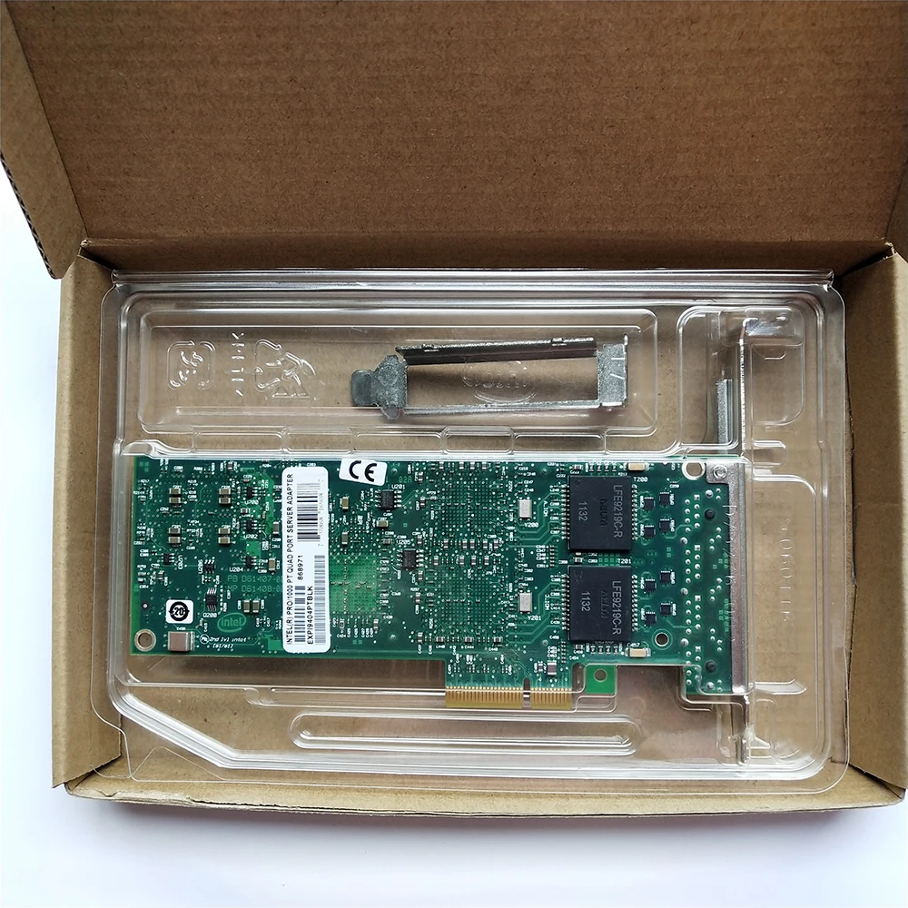 Voor INTEL EXPI9404PTLBLK Gigabit vierpoorts netwerkkaart 82571 EXPI9404PTL