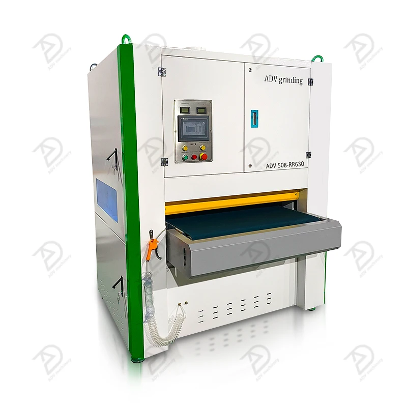 Máquina automática de acabado de chapa Adv 508RR, lijadora de correa ancha, máquina de desbarbado