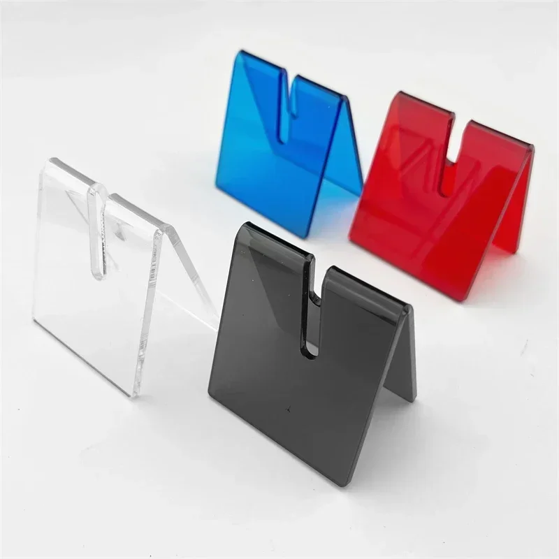 Acrylic Knife Display Stand Portable Desktop Bracket Multifunctional for Small Knife Postcard Photo Decoration