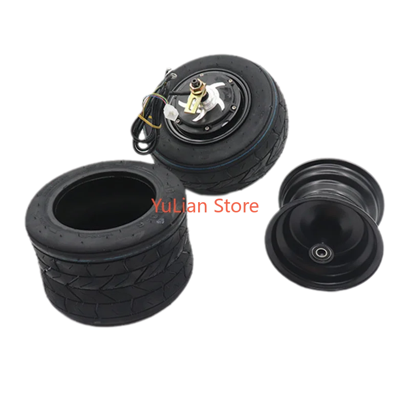 10X6.00-6 Widened Tires 10 Inch 48v1000w with Hub 10x6.00-6 Wheel for Small Citycoco Electric Scooter Accessories